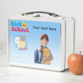 Leuke aangepaste kinderfoto | Naam terug naar scho (In situ)