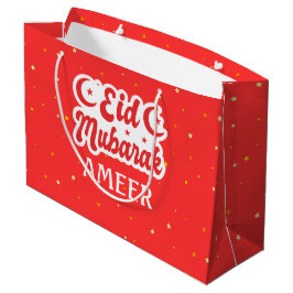 Leuke aangepaste naam Eid Mubarak Eid cadeautas ta