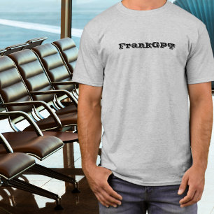 Leuke aangepaste naam & GPT vader collega verjaard T-shirt
