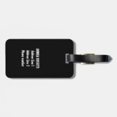 Leuke aangepaste naam Italië Italiaanse vlag Peppe Bagagelabel (Achterkant horizontaal)