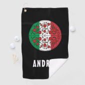 Leuke aangepaste naam Italië Italiaanse vlag Peppe Golfhanddoek (Insitu)