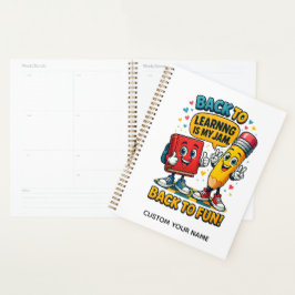 Leuke Aangepaste Naam School Planner