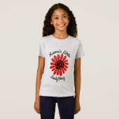 Leuke Aanpasbare Mama's lieveheersbeestje kinder T T-shirt (Voorkant volledig)