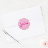 Leuke aanpasbare tekst ronde sticker (Envelop)