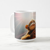 Leuke aap koffiemok (Voorkant links)