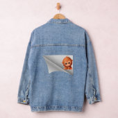 Leuke aap onder de pleister denim jacket (Hangar)