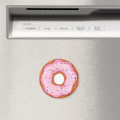 Leuke aardbei gedoopt strooit donuts. magneet (Insitu (Vaatwasser))