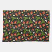 Leuke aardbei keuken decor theedoek (Horizontaal)