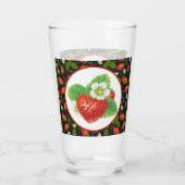 Leuke aardbei liefhebbers keuken glas (Achterkant)