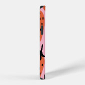 Leuke aardbei, met de hand getekend naadloos ontwe iPhone hoesje (Rechterkant)