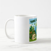Leuke Aarde Dag Eco Planeet Koffiemok (Links)