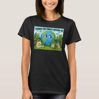 Leuke Aardedag Planeet Eco Grafisch ontwerp T-shirt