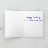 Leuke aardeekhoorn in de verjaardag van het kaart (Binnen)