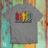 Leuke ABCD Potlood Alfabet Grafisch Ontwerp T-shirt