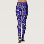 Leuke Abstracte Artsy Leggings (Achterkant)
