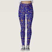 Leuke Abstracte Artsy Leggings (Voorkant)