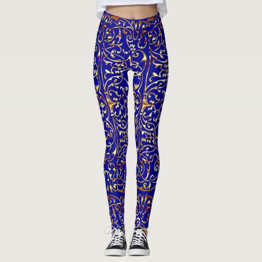 Leuke Abstracte Artsy Leggings (Voorkant)