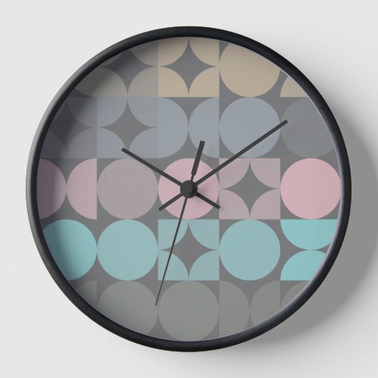 Leuke Abstracte Circles Squares Popart Pattern (Voorkant)
