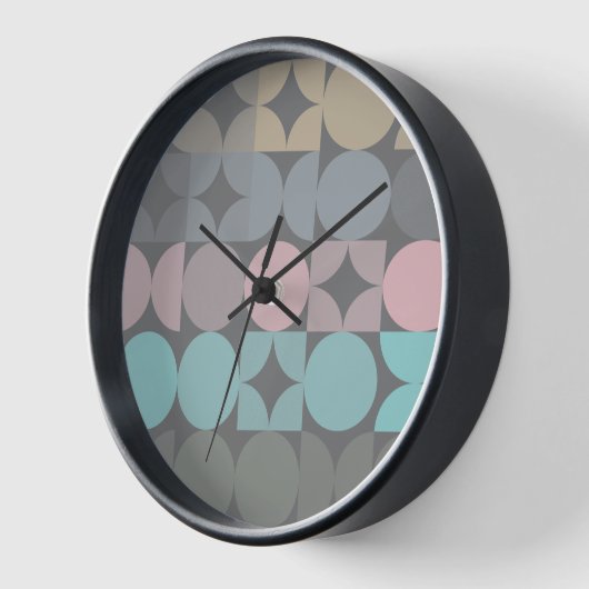 Leuke Abstracte Circles Squares Popart Pattern (Hoek)