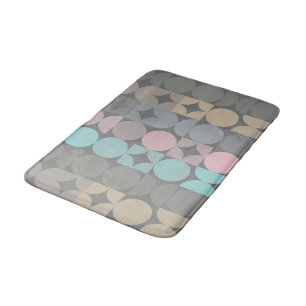 Leuke Abstracte Circles Squares Popart Pattern Badmat