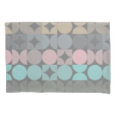 Leuke Abstracte Circles Squares Popart Pattern Kussensloop (Voorkant-Links)
