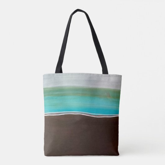 Leuke abstracte design Canvas tas (Achterkant)