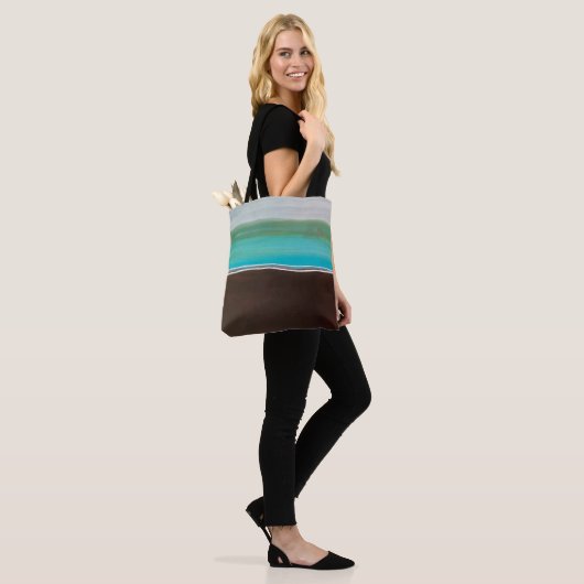 Leuke abstracte design Canvas tas (Op model)