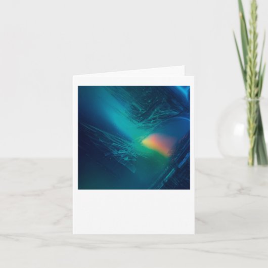 Leuke Abstracte Geometrie V Sticker Kaart (Voorkant)