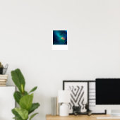 Leuke Abstracte Geometrie V Sticker Poster (Thuiskantoor)
