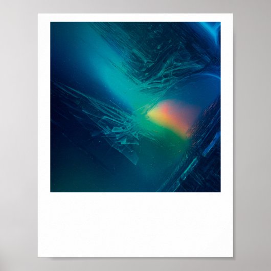 Leuke Abstracte Geometrie V Sticker Poster (Voorkant)