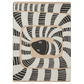 Leuke Abstracte Gestreepte Bands Snake | Slangenli Klembord (Achterkant)