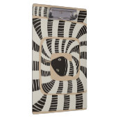 Leuke Abstracte Gestreepte Bands Snake | Slangenli Klembord (Rechts)