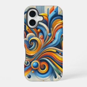 Leuke Abstracte iPhone Hoes 16 Hoesje