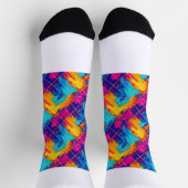 Leuke Abstracte Kleurspat Soks Sokken (Top)