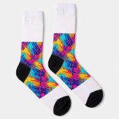 Leuke Abstracte Kleurspat Soks Sokken (Rechts)