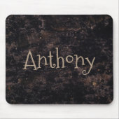 Leuke Abstracte zwart en bruin Muismat (Voorkant)