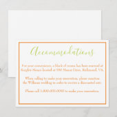 Leuke accommodaties informatiekaartje (Voorkant / Achterkant)