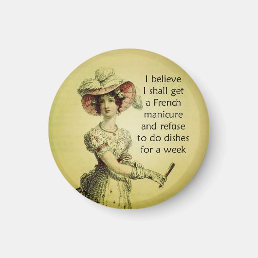 Leuke Ackerman Vrouw Magneet voor Haar (Voorkant)