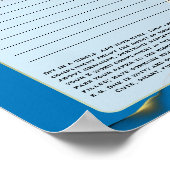 Leuke Ad-Lib / Complimenten Spel Bruidsfeest  Poster (Hoek)