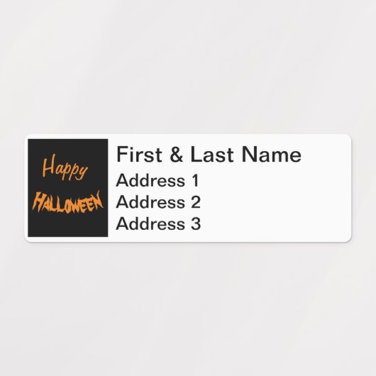 Leuke Adresetiketten - Halloween Labels (Design 2)