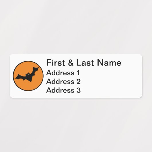 Leuke Adresetiketten - Halloween Labels (Design 1)