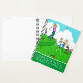 Leuke afbeelding van golfers die golf spelen. Golf Planner (Display)