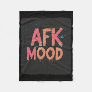 Leuke Afk Stemming Voor Gamer En Speler Met Toetse Fleece Deken