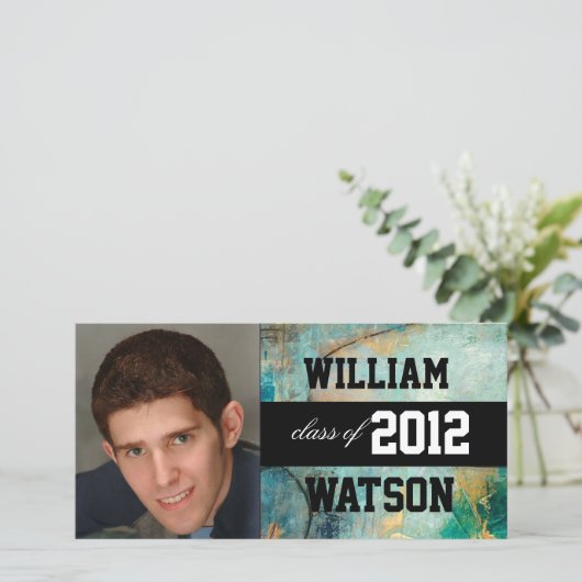 Leuke afstudeeraankondiging aankondiging (Staand voorkant)