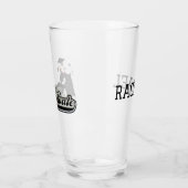 Leuke Afstuderen Hond met Naam Afstuderen Glas (Links)
