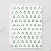 Leuke Afval Recycling 2e Verjaardagsfeestje Kaart (Achterkant)