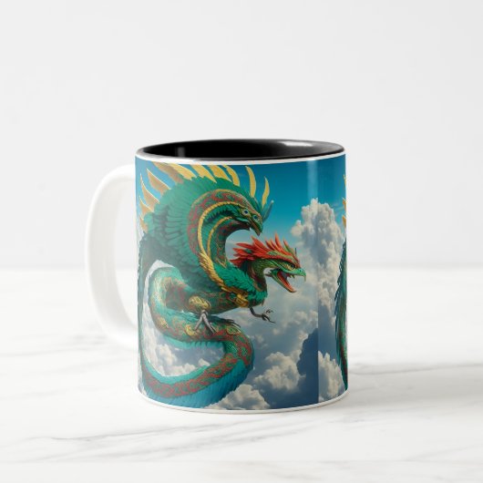 Leuke AI Fantasy Flying Creature Mok (Voorkant links)