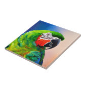 Leuke AI Gegenereerde Amazon Parrot Tegeltje (Zijkant)