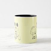 Leuke akita hond met roze teddybeer tweekleurige koffiemok (Center)