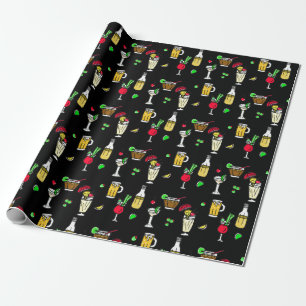 Leuke Alcoholische Drinken Feestverjaardag Cadeaupapier